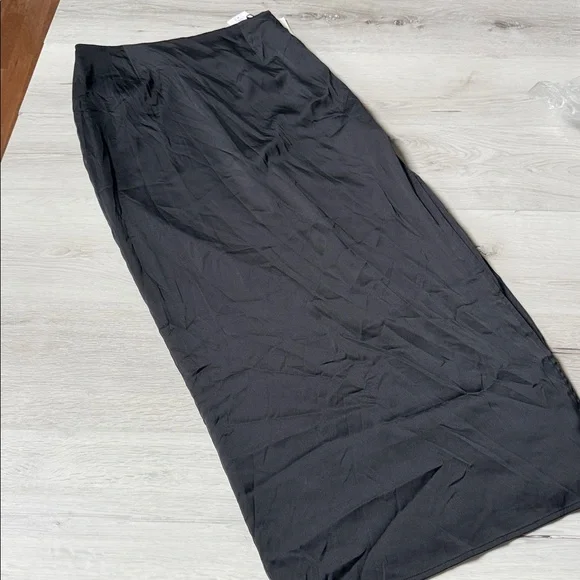 Open Edit Smooth Edit Maxi Skirt Size Small Black New With Tags - Picture 6 of 8